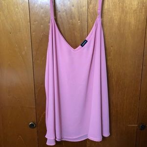 Blush pink tank from Torrid.